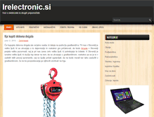 Tablet Screenshot of irelectronic.si